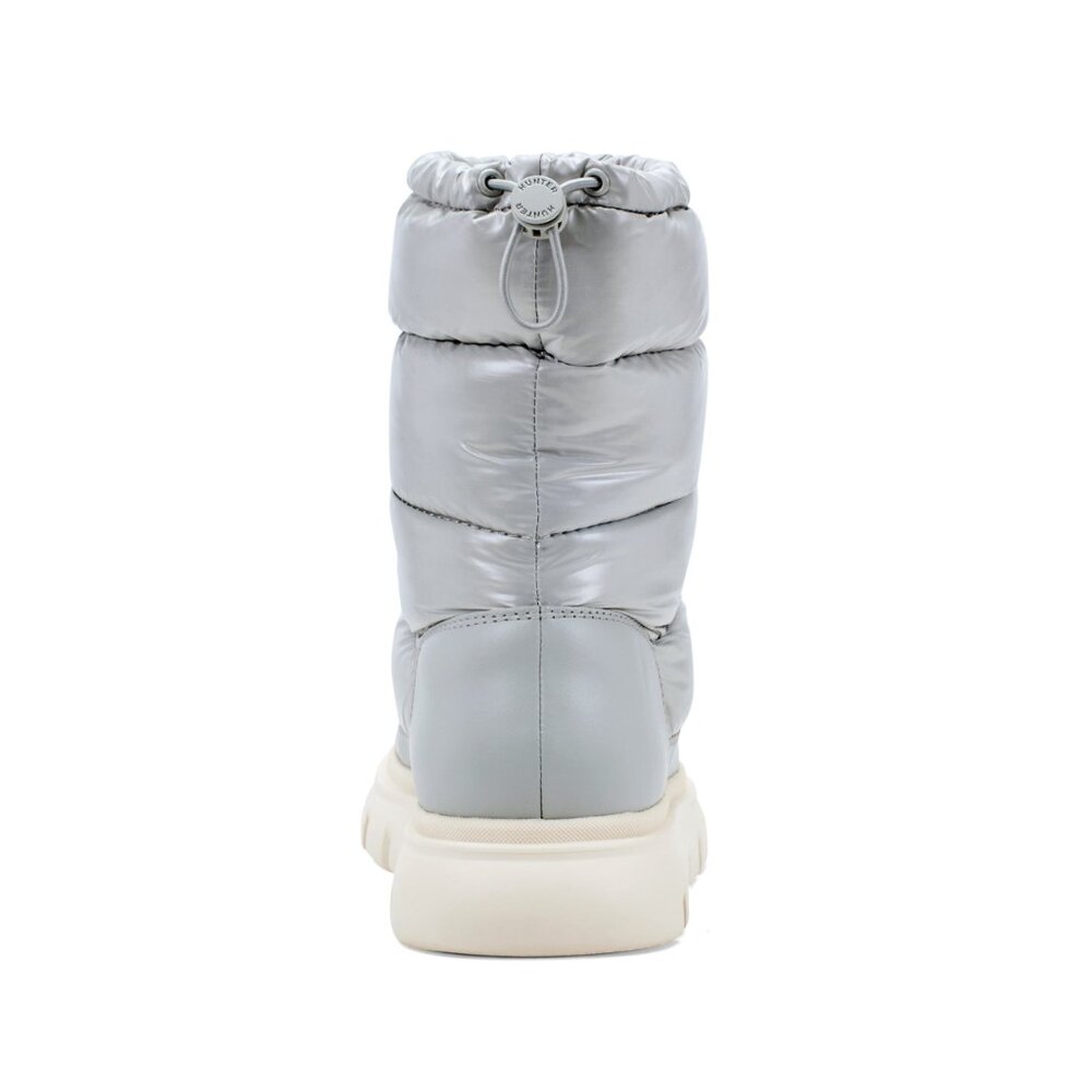 NEW size 8 Light Gray Hunter Womens Maribel lug sole Snow Booties Insulated - Picture 5 of 5